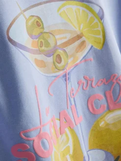 Camiseta de algodón puro «Social Club»