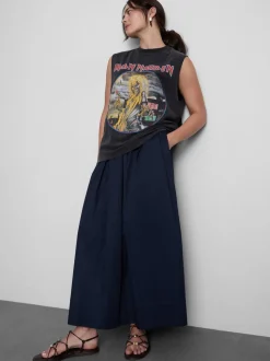 Camiseta de algodón sin mangas de Iron Maiden