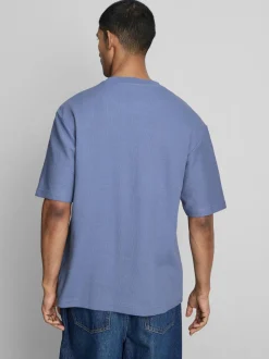 Camiseta de corte cuadrado con textura