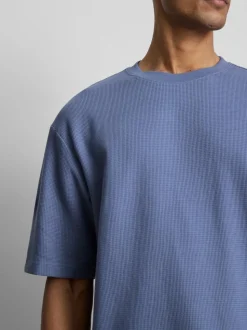 Camiseta de corte cuadrado con textura