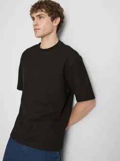 Camiseta de corte cuadrado con textura