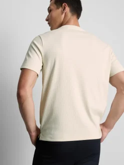 Camiseta de cuello redondo de canalé de The Edit