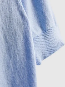 Camiseta de manga corta de punto compacto