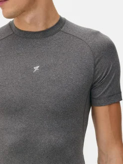 Camiseta de manga corta para el gimnasio