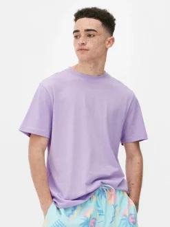 Camiseta de manga corta y cuello redondo