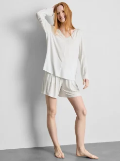 Camiseta de pijama en mezcla de modal