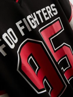 Camiseta de punto de malla de Foo Fighters