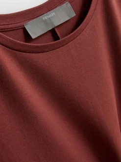 Camiseta de punto holgada
