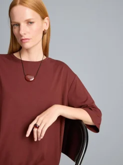 Camiseta de punto holgada