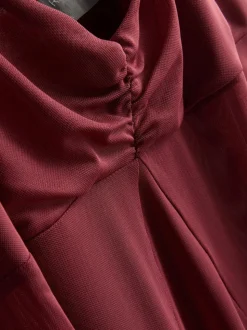 Camiseta de tirantes de malla con escote corazón