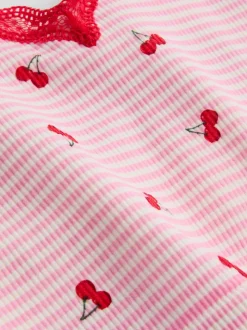 Camiseta de tirantes sin costuras estampada