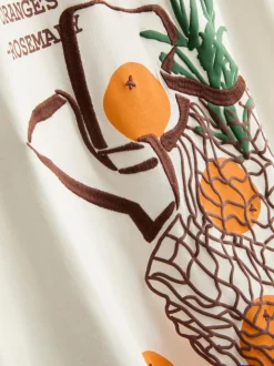 Camiseta extragrande de algodón con cóctel