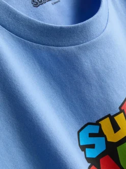 Camiseta gráfica de algodón de Super Mario
