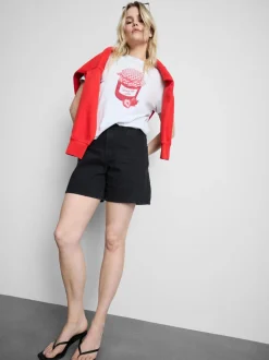 Camiseta gráfica de algodón puro