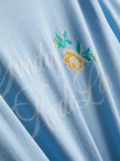 Camiseta gráfica de algodón puro