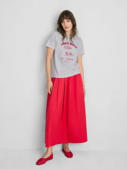 Camiseta gráfica de algodón puro