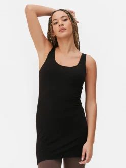 Camiseta larga sin mangas