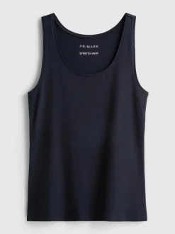 Camiseta sin mangas de escote amplio