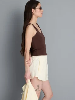 Camiseta sin mangas de punto