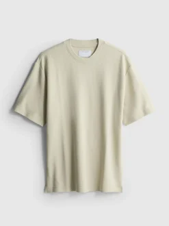 Camiseta texturizada de manga corta de The Edit