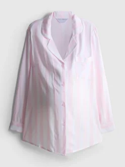 Camisón a rayas premamá