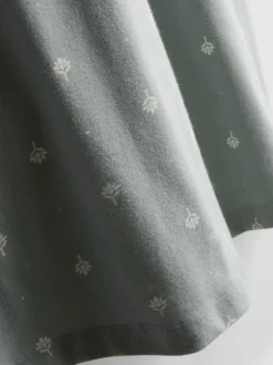 Camisón estampado de algodón