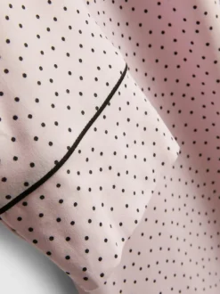 Camisón estampado de corte boyfriend