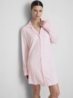 Camisón floral de corte boyfriend
