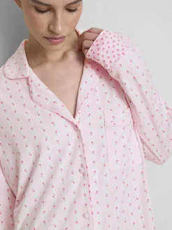 Camisón floral de corte boyfriend