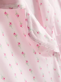 Camisón floral de corte boyfriend