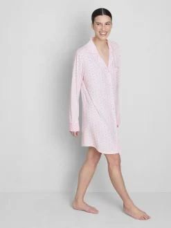 Camisón floral de corte boyfriend
