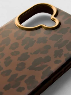 Carcasa para el móvil con estampado de leopardo