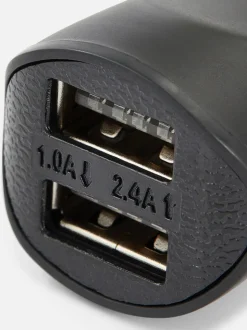 Cargador USB doble para coche
