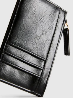 Cartera con tarjetero y cremallera