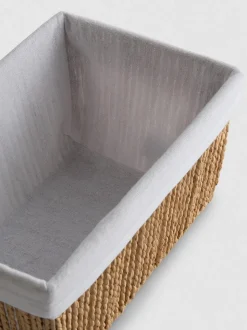 Cesta de almacenaje de cuerda de papel mediana