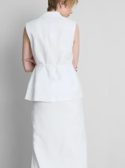 Chaleco de lino con lazada de The Edit