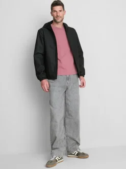 Chaqueta con capucha y cremallera