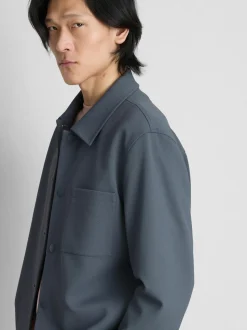 Chaqueta con cuello de piqué de The Edit