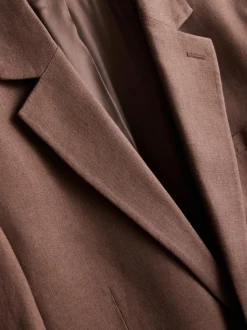 Chaqueta de traje en mezcla de lino de The Edit