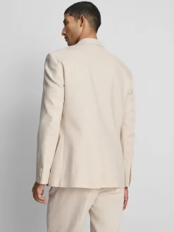 Chaqueta de traje en mezcla de lino de The Edit