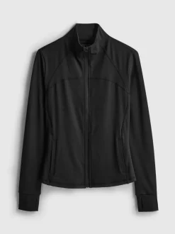 Chaqueta ultrasuave con cremallera integral