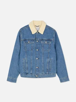 Chaqueta vaquera con cuello de borrego sintético