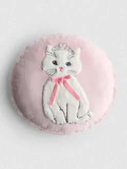 Cojín con aplicación de gato