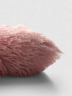 Cojín estilo pompón en forma de lazo