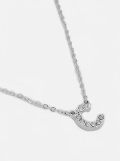 Collar con inicial y circonitas