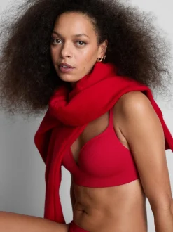 Conjunto de ropa interior sin costuras con relleno