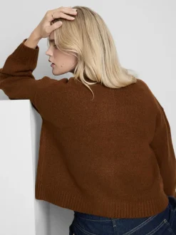 Cárdigan estilo bómber de punto