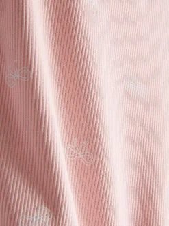 De 1,5 a 8 años | Camiseta de canalé estampada
