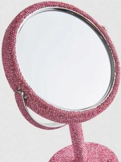 Espejo de tocador con strass