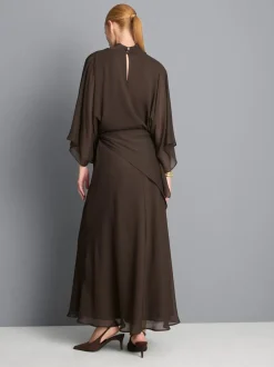 Falda midi con lazada